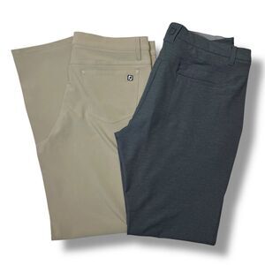 Lot Of 2 FootJoy Golf Pants Mens 36x34
